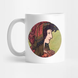 Vintage art portrait Mug